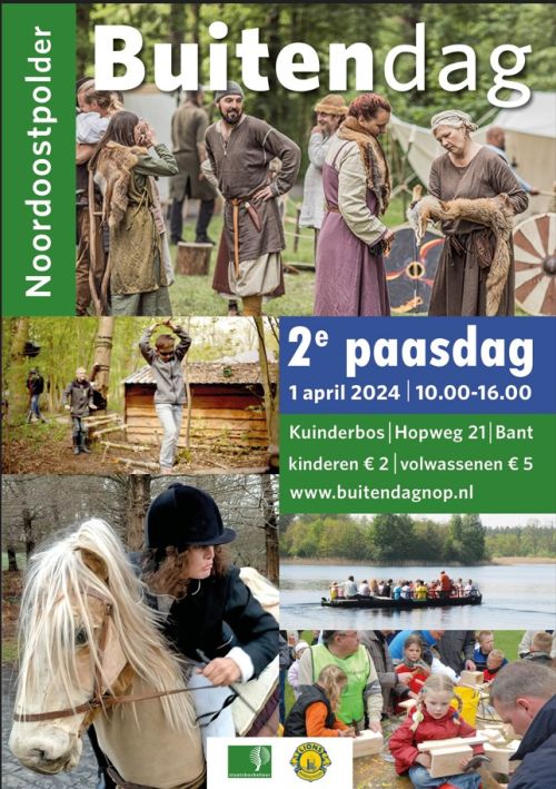 2de PAASDAG IS DE PAASHAAS WEER OP BEZOEK IN HET KUINDERBOS