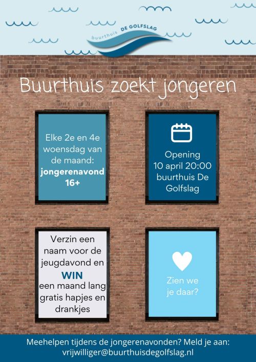 Ontmoet elkaar in de Golfslag!