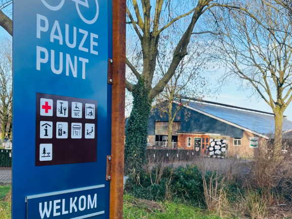 Open dag fietspauzepunten, ook bij Fruitbedrijf van Rijn in Marknesse