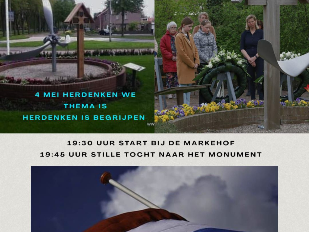 Programma 4 mei - Dodenherdenking